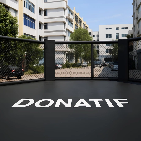 Cage Octogonale Élevée MMA 50 cm | Taille variable - Logo de la plate-forme Vue Donatif