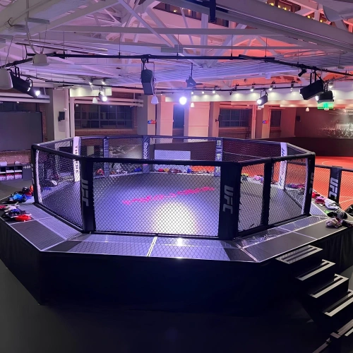 Gabbia MMA Ottagonale - 1 Porta | Rialzata 1 mt...