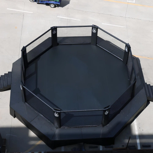 Gabbia MMA Ottagonale - 1 Porta | Rialzata 1 mt...