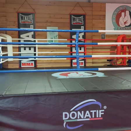 Boxing Ring - Raised Boxing 90 cm | Variable Size - Logo View Donatif