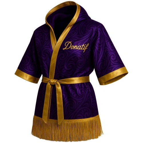 Ring bathrobe - Maori design - VR4 | Professional - Full View