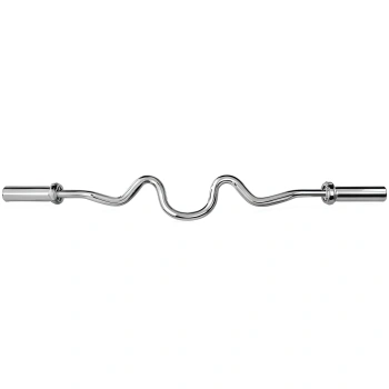 Barra Olimpica Super Curl 120 cm - 50 mm | a Molle - Visuale Completa