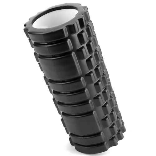 Rouleau de massage EVA - Noir | Professionnel - Vue rapprochée