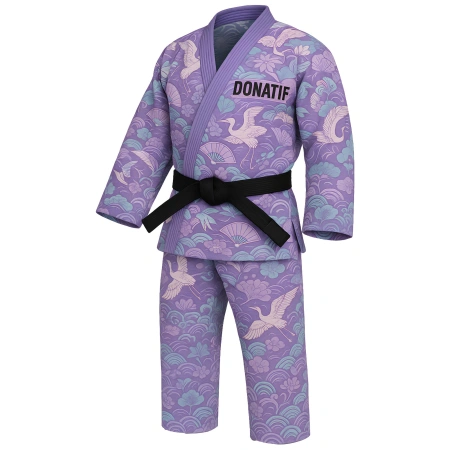 Judogi - Edizione Orientale Viola - JU4 | Professionale - Visuale Completa