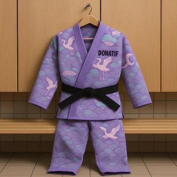 Judogi - Edizione Orientale Viola - JU4 | Professionale - Visuale Completa 2
