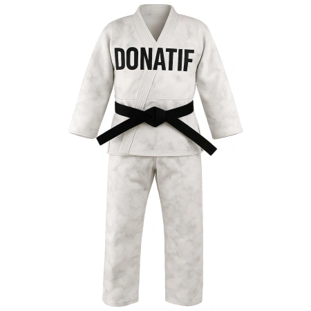 Marmoreffekt Martial Arts Judogi - JU8 - Vollansicht