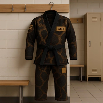 Kimono Jui Jitsu - Design Pitonato - JJ5 | Professionale - Visuale Completa 2