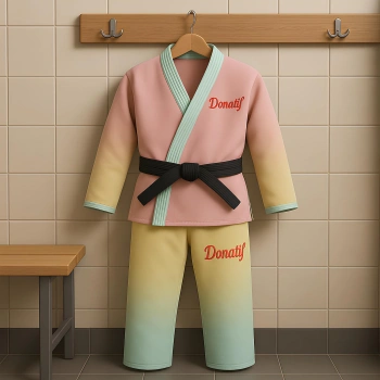 Kimono BJJ - Degradado de color - JJ6 | Profesional - Vista completa 2