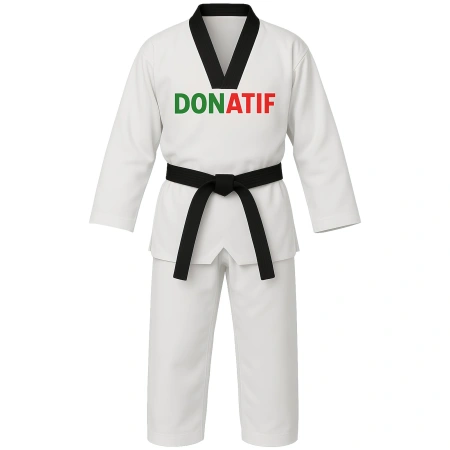 Dobok Taekwondo - Klassisches Design - TA1 | Professionell - Vollansicht