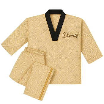 Dobok Taekwondo in Polyester and Cotton - TA4 | Professional - Full View
