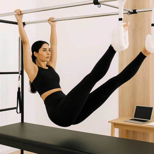 Cadillac Pilates in Legno - PM4 | Professionale - Visuale Esercizio