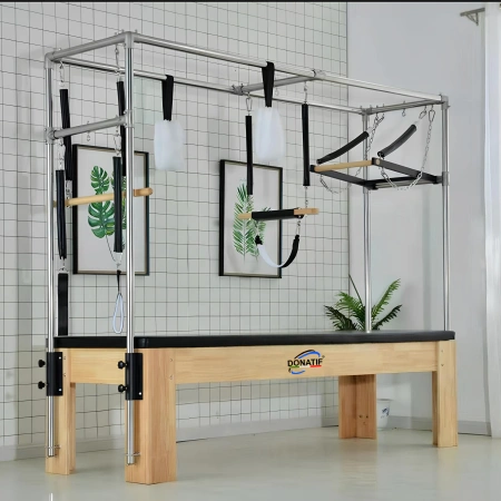 Cadillac Pilates in Legno - PM4 | Professionale - Visuale Completa