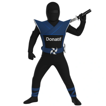 Ninja Gi Completo per Arti Marziali - NJ3 | Professionale - Visuale Completa