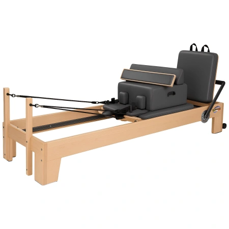 Maple Wood Pilates Reformer - PM8 | Professional - Side View