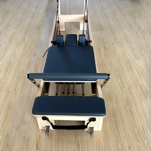 Reformer Pilates in Legno d'Acero - PM8 | Professionale - Visuale dall'Alto