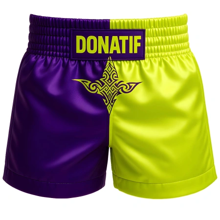 Pantalones cortos de Muay Thai - PC2 | Profesional - Vista completa