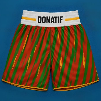 Pantalones cortos de boxeo tailandeses - PC4 | Profesional - Vista completa 2