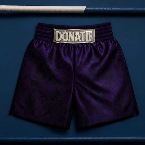 Pantaloncini Muay Thai in Stile Gotico - PC7 | Professionali - Visuale Frontale