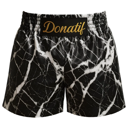 Muay Thai Shorts mit Marmoreffekt - PC8 | Professionell - Vollansicht