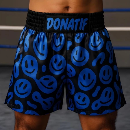 Short Muay Thai Emoji Sourire - PC13 | Professionnel - Utilisation