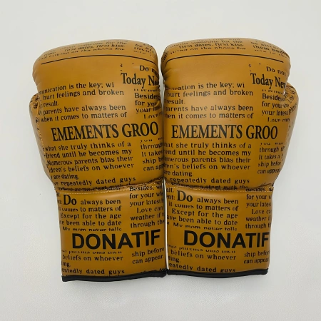 Gants de boxe style vintage - GB20 | Professionnel - Photo Réelle 2