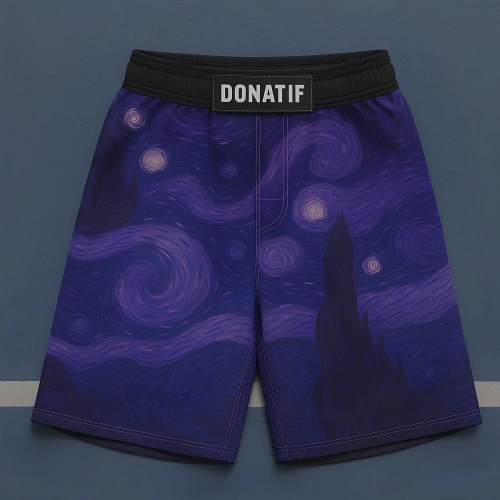 Pantaloncini MMA Notte Stellata - MM7 | Professionali - Visuale Frontale