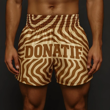 Short Muay Thai à rayures zébrées - PC18 | Professionnel - Utilisation