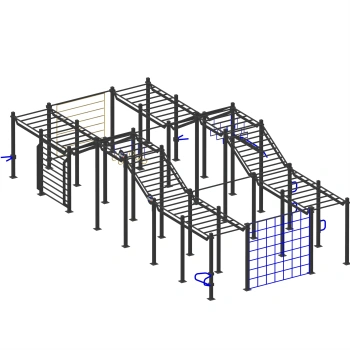 Outdoor Calisthenics Frame - CH1 | Street Workout - Full View