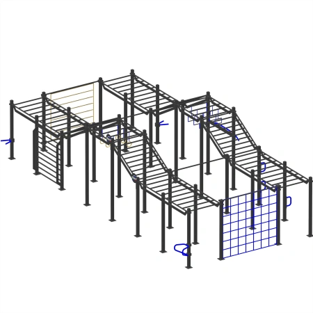 Outdoor Calisthenics Rahmen - CH1 | Street Workout - Vollansicht