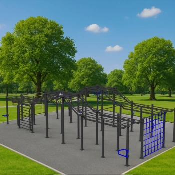 Outdoor Calisthenics Frame - CH1 | Street Workout - Full View 2