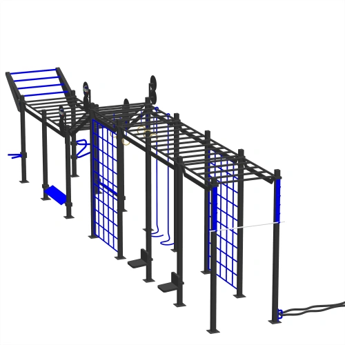 Struttura Calisthenics Multifunzione - CH2 | Professionale - Visuale Posteriore