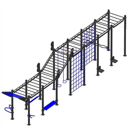 Struttura Calisthenics Multifunzione - CH2 | Professionale - Visuale Completa