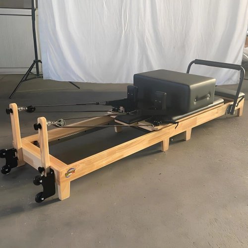 Pilates Reformer Faltbarer Ahorn - PM22 | Professionell - Richtige Sicht