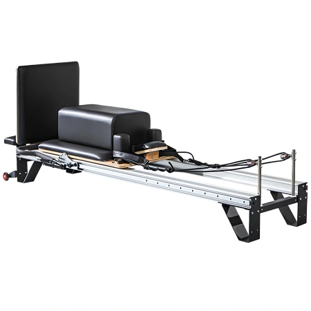 Reformer Pilates in Lega di Alluminio PM23 | Professionale - Visuale Frontale