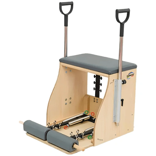 Chaise de stabilité à pédales Pilates - PM25 | Professionnel - Plein écran