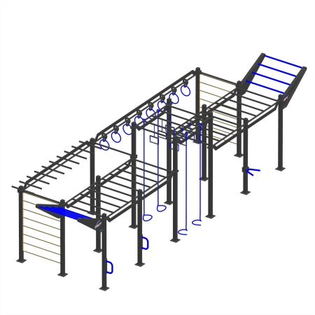 Estructura de calistenia personalizable - CH3 | Exterior - Vista total