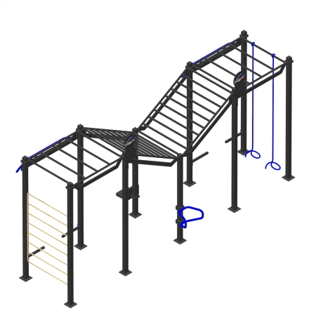 Marco de calistenia para exteriores - CH6 | Entrenamiento callejero - Vista total