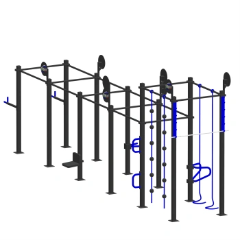 Struttura Calisthenics da Cross Fitness - CH8 | Outdoor - Visuale Totale