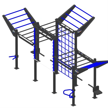 Modular Calisthenics Structure - CH9 | Street Workout - Full View