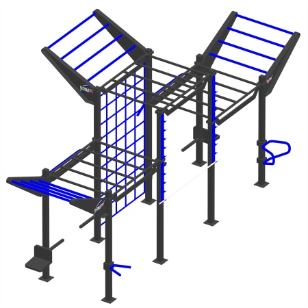 Estructura modular de calistenia - CH9 | Entrenamiento callejero - Vista total