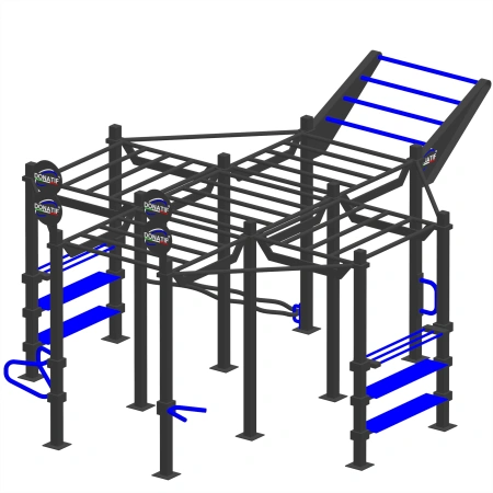 Komplette Calisthenics-Struktur - CH10 | Professionell - Gesamtansicht