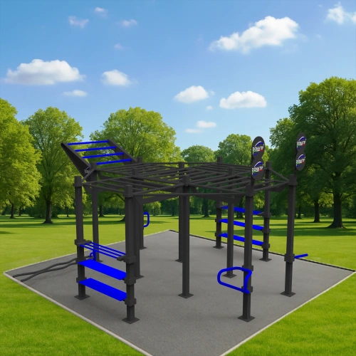 Struttura Calisthenics Completa - CH10 | Professionale - Visuale all'Aperto