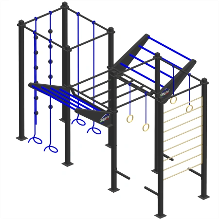 Estructura de calistenia de parque - CH11 | Street Workout - Vista completa