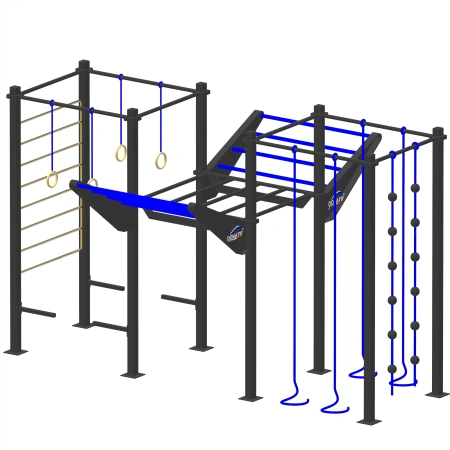 Estructura de calistenia de parque - CH11 | Entrenamiento callejero - Vista total