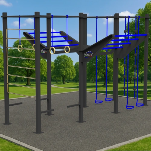 Estructura de calistenia de parque - CH11 | Street Workout - Uso