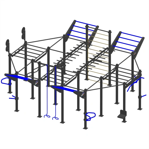 Calisthenics Functional Training Struktur - CH13 | Außenbereich - Vollansicht