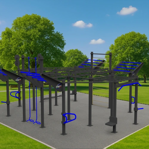 Struttura Calisthenics Functional Training - CH13 | Outdoor - Visuale all'Aperto