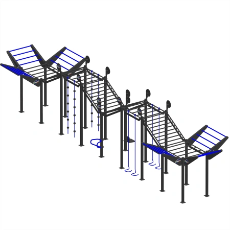 Professionelle Calisthenics Struktur - CH14 | Street Workout - Gesamtansicht