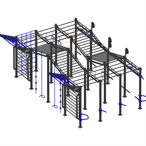 Struttura Calisthenics Multi-Livello - CH15 | Professionale - Visuale Totale