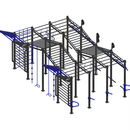 Estructura de calistenia multinivel - CH15 | Profesional - Vista total